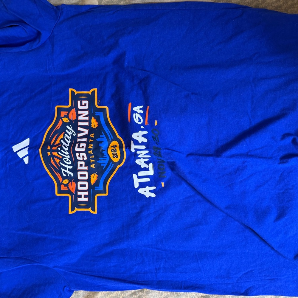 Adidas Blue Hoopsgiving T-Shirt